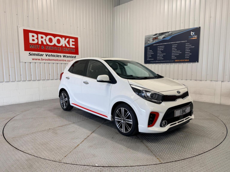 2020 Kia Picanto 1.0 T-Gdi Gt-Line S Euro 6 (s/s) 5dr in White — image 1