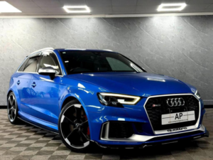2018 Audi Rs3 2.5 Tfsi Sportback 5dr Petrol Quattro in Ara Blue Crystal Effect — image 4