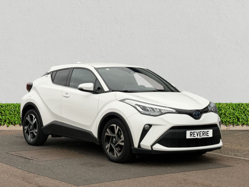 2022 Toyota C-Hr 1.8 Vvt-H Gpf Design SUV 5dr Petrol Hybrid CVT Euro 6 (s/s) (122 Ps) in White — image 1