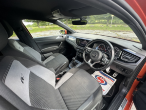 2018 Volkswagen Polo 1.0 Tsi 95 R-Line 5dr Man, Petrol, Orange + Great History in Orange — image 4