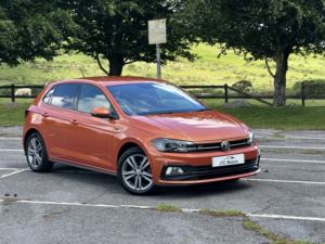 2018 Volkswagen Polo 1.0 Tsi 95 R-Line 5dr Man, Petrol, Orange + Great History in Orange — image 6