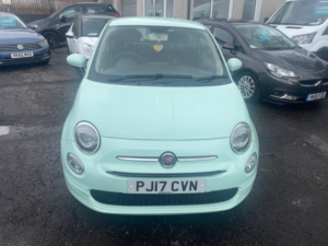 2017 Fiat 500 1.2 Eco Pop Star Hatchback 3dr Petrol Manual Euro 6 (s/s) (69 Bhp) in Green — image 2