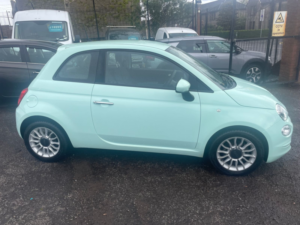 2017 Fiat 500 1.2 Eco Pop Star Hatchback 3dr Petrol Manual Euro 6 (s/s) (69 Bhp) in Green — image 3