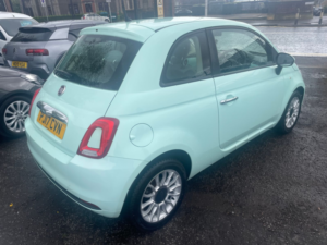 2017 Fiat 500 1.2 Eco Pop Star Hatchback 3dr Petrol Manual Euro 6 (s/s) (69 Bhp) in Green — image 4