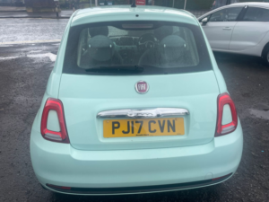 2017 Fiat 500 1.2 Eco Pop Star Hatchback 3dr Petrol Manual Euro 6 (s/s) (69 Bhp) in Green — image 5