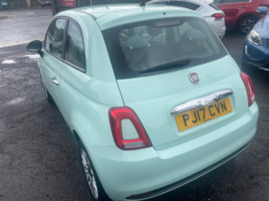 2017 Fiat 500 1.2 Eco Pop Star Hatchback 3dr Petrol Manual Euro 6 (s/s) (69 Bhp) in Green — image 6