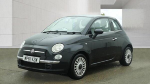 2011 Fiat 500 1.2 Lounge Euro 5 (s/s) 3dr in Black — image 4