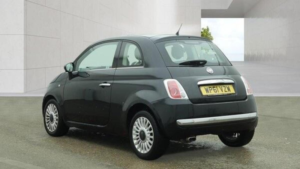 2011 Fiat 500 1.2 Lounge Euro 5 (s/s) 3dr in Black — image 5