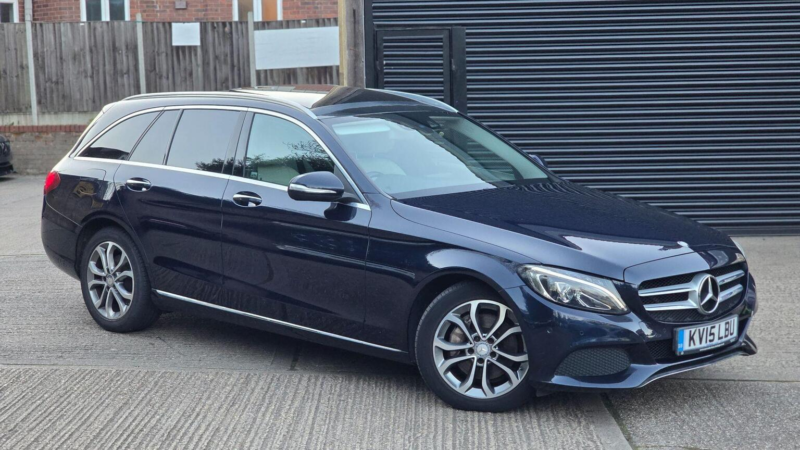 2015 Mercedes-Benz C Class 2.1 C250 Bluetec Sport G-Tronic+ Euro 6 (s/s) 5dr in Blue — image 1