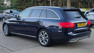 2015 Mercedes-Benz C Class 2.1 C250 Bluetec Sport G-Tronic+ Euro 6 (s/s) 5dr in Blue — image 4