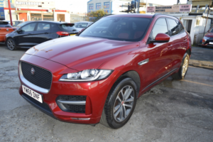 2017 Jaguar F-Pace 2.0 D180 R-Sport in Red — image 3