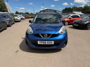 2016 Nissan Micra 1.2 Vibe Euro 6 5dr in Blue — image 2