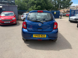 2016 Nissan Micra 1.2 Vibe Euro 6 5dr in Blue — image 5