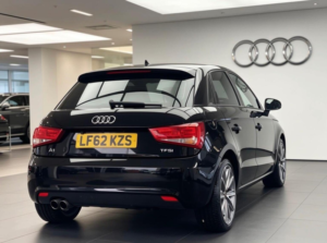 2012 Audi A1 1.4 Tfsi S Line Sportback S Tronic Euro 5 5dr in Black — image 6
