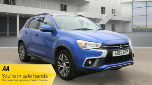 2017 Mitsubishi Asx 1.6 4 Euro 6 5dr in Blue — image 1