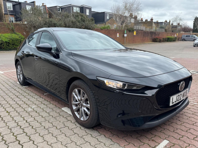 2022 Mazda Mazda3 2.0 E-Skyactiv-G Mhev Se-L Lux Euro 6 (s/s) 5dr in Black — image 1