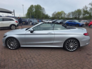 2017 Mercedes-Benz C-Class 2.0 C300 Amg Line (premium Plus) Cabriolet 2dr Petrol G-Tronic+ Euro 6 (s/s) (245 Ps) in Silver — image 4