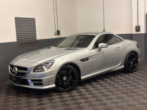 2012 Mercedes-Benz Slk 2.1 Slk250 Cdi Blueefficiency Amg Sport Convertible 2dr Diesel G-Tronic+ Euro 5 (s/s) (204 Ps) in Silver — image 2
