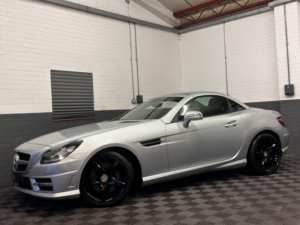 2012 Mercedes-Benz Slk 2.1 Slk250 Cdi Blueefficiency Amg Sport Convertible 2dr Diesel G-Tronic+ Euro 5 (s/s) (204 Ps) in Silver — image 3