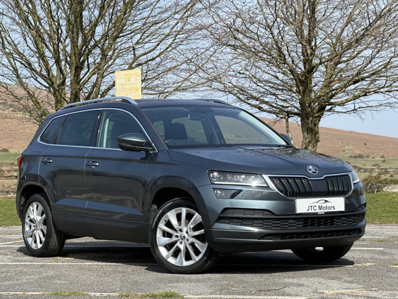 2018 Skoda Karoq 1.6 Tdi Se L 5dr Man, Diesel, Grey + Great Value in Grey — image 1