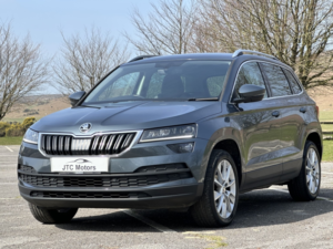 2018 Skoda Karoq 1.6 Tdi Se L 5dr Man, Diesel, Grey + Great Value in Grey — image 2