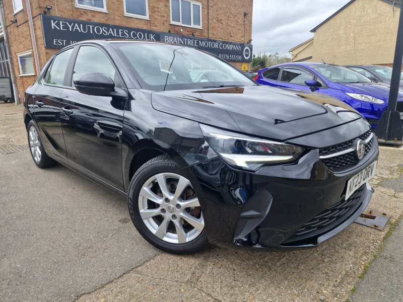 2023 Vauxhall Corsa 1.2 Turbo Design Hatchback 5dr Petrol Auto Euro 6 (s/s) (100 Ps) in Black — image 1