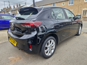 2023 Vauxhall Corsa 1.2 Turbo Design Hatchback 5dr Petrol Auto Euro 6 (s/s) (100 Ps) in Black — image 3