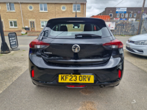 2023 Vauxhall Corsa 1.2 Turbo Design Hatchback 5dr Petrol Auto Euro 6 (s/s) (100 Ps) in Black — image 4