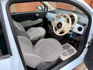 2010 Fiat 500 1.2 Lounge Euro 5 (s/s) 3dr in Blue — image 3
