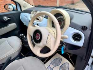2010 Fiat 500 1.2 Lounge Euro 5 (s/s) 3dr in Blue — image 5