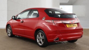 2011 Honda Civic 1.4 I-Vtec Si 5dr in Red — image 3
