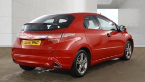 2011 Honda Civic 1.4 I-Vtec Si 5dr in Red — image 4