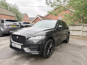 2019 Jaguar F-Pace 2.0 D180 R-Sport in Black — image 2