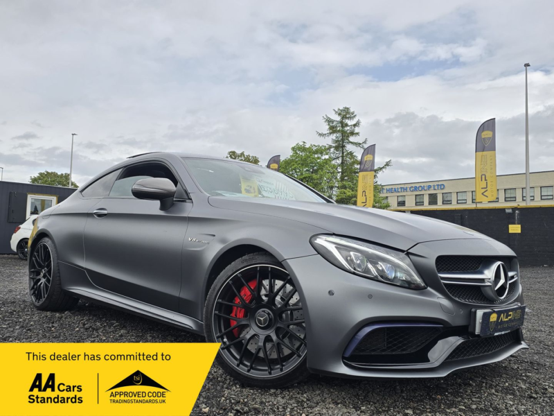 2016 Mercedes-Benz C Class 4.0 C63 V8 Biturbo Amg S (premium) Coupe 2dr Petrol Spds Mct Euro 6 (s/s) (510 Ps) in Grey — image 1