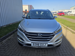 2018 Hyundai Tucson 1.7 Tucson Se Nav 1.7 D 116ps Bd +fss in Silver — image 4