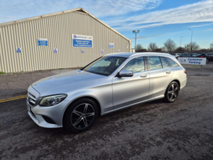 2019 Mercedes-Benz C Class 1.5 C200 Mhev Eq Boost Sport (premium) G-Tronic+ Euro 6 (s/s) 5dr in Silver — image 3