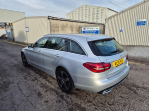 2019 Mercedes-Benz C Class 1.5 C200 Mhev Eq Boost Sport (premium) G-Tronic+ Euro 6 (s/s) 5dr in Silver — image 4