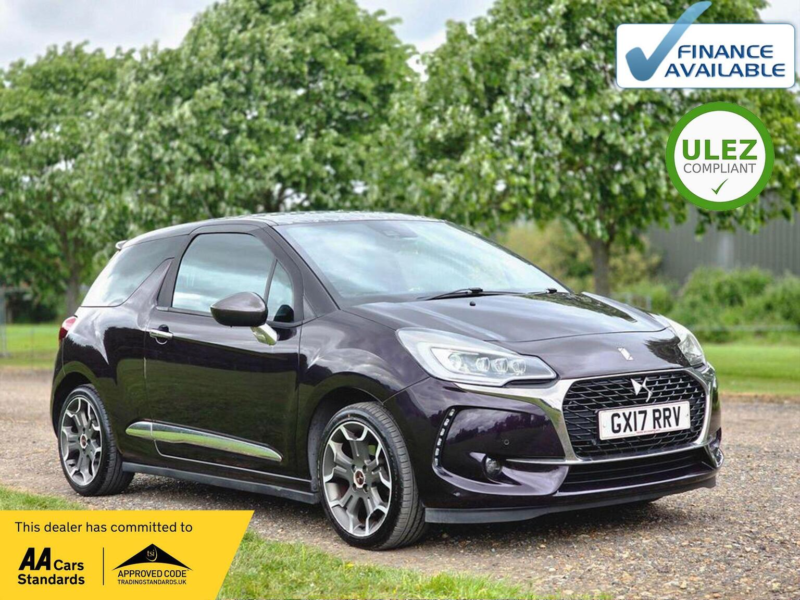 2017 Ds Automobiles Ds 3 1.2 Puretech Ultra Prestige Eat6 Euro 6 (s/s) 3dr in Purple — image 1