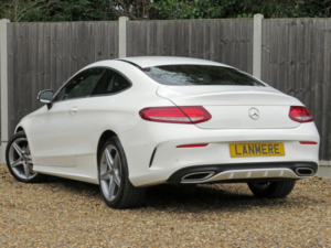 2016 Mercedes-Benz C Class C220d Amg Line Bluetec Coupe 9g Auto * Just Two Owners + Great Spec + Seven Mb Service Visits * in White — image 2