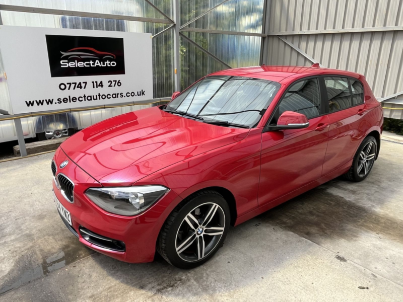 2014 BMW 1 Series 1.6 116i Sport Hatchback 5dr Petrol Manual Euro 6 (s/s) (136 Ps) in Red — image 1