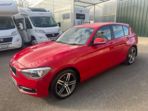 2014 BMW 1 Series 1.6 116i Sport Hatchback 5dr Petrol Manual Euro 6 (s/s) (136 Ps) in Red — image 2
