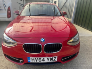2014 BMW 1 Series 1.6 116i Sport Hatchback 5dr Petrol Manual Euro 6 (s/s) (136 Ps) in Red — image 3