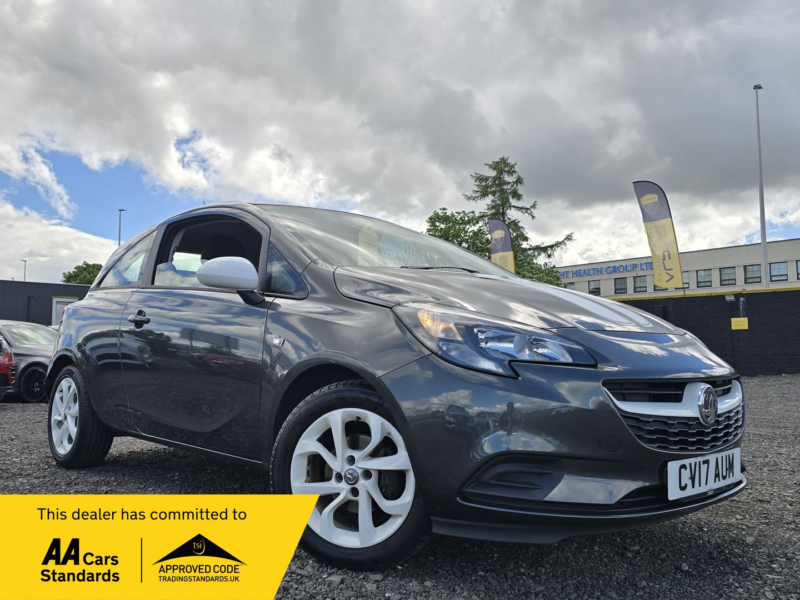 2017 Vauxhall Corsa 1.4i Ecoflex Sting Hatchback 3dr Petrol Manual Euro 6 (75 Ps) in Grey — image 1