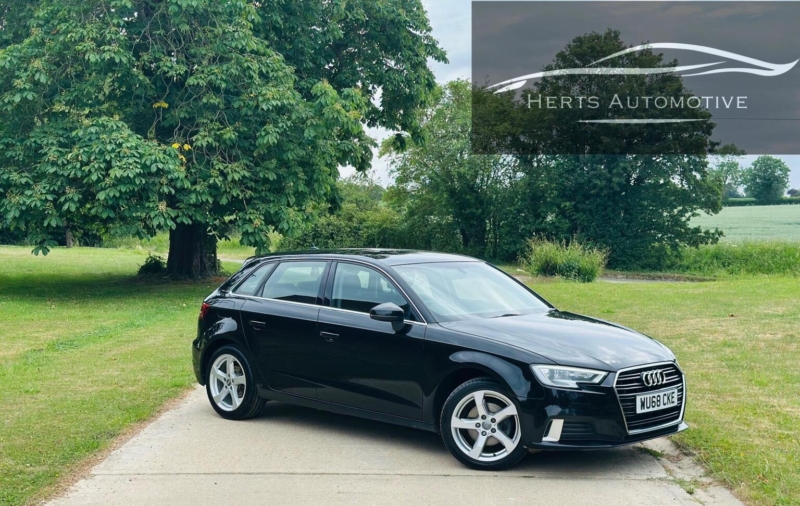 2018 Audi A3 1.5 Tfsi Cod 35 Sport Sportback Euro 6 (s/s) 5dr in Black — image 1