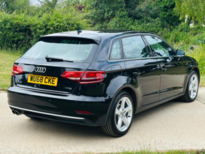 2018 Audi A3 1.5 Tfsi Cod 35 Sport Sportback Euro 6 (s/s) 5dr in Black — image 3