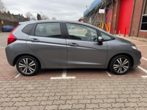 2017 Honda Jazz 1.3 I-Vtec Ex Navi CVT Euro 6 (s/s) 5dr in Grey — image 3