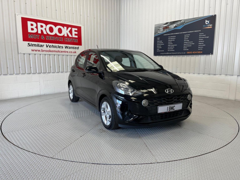 2021 Hyundai I10 1.0 Se Connect Euro 6 (s/s) 5dr in Black — image 1
