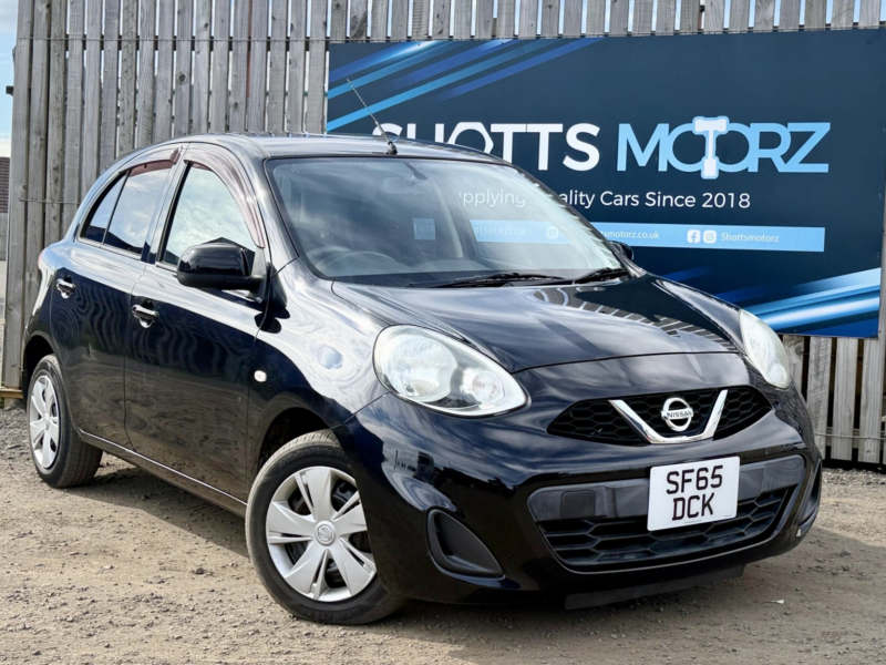 2015 Nissan Micra 1.2 Visia Hatchback 5dr Petrol CVT Euro 5 (80 Ps) in Black — image 1