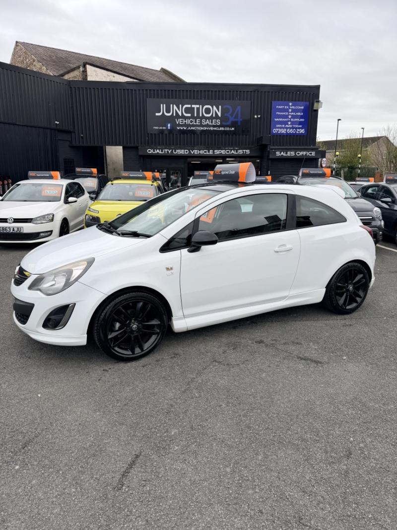 2013 Vauxhall Corsa 1.2 16v Limited Edition in White — image 1
