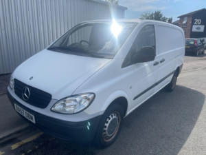 2008 Mercedes-Benz Vito 2.1 109cdi Long Panel Van Lwb 5dr in White — image 2